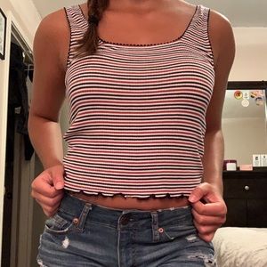 Striped American Eagle tank top
